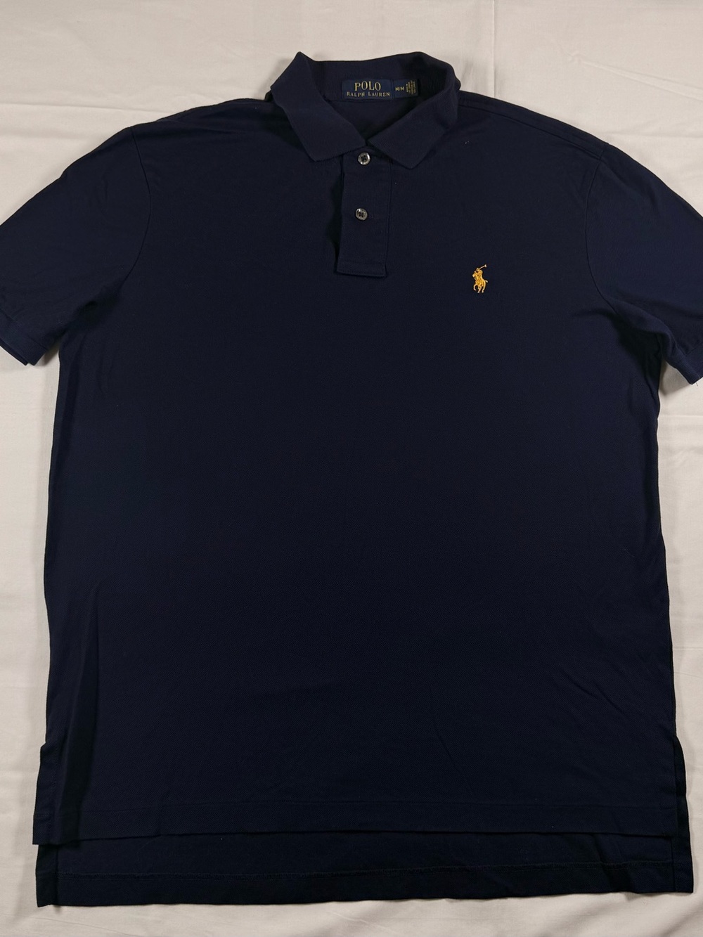 Polo by Ralph Lauren Navy Short-Sleeve Polo with Gold Pony